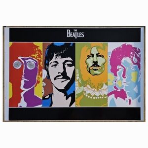 The Beatles Psychedelic Pop Art Print